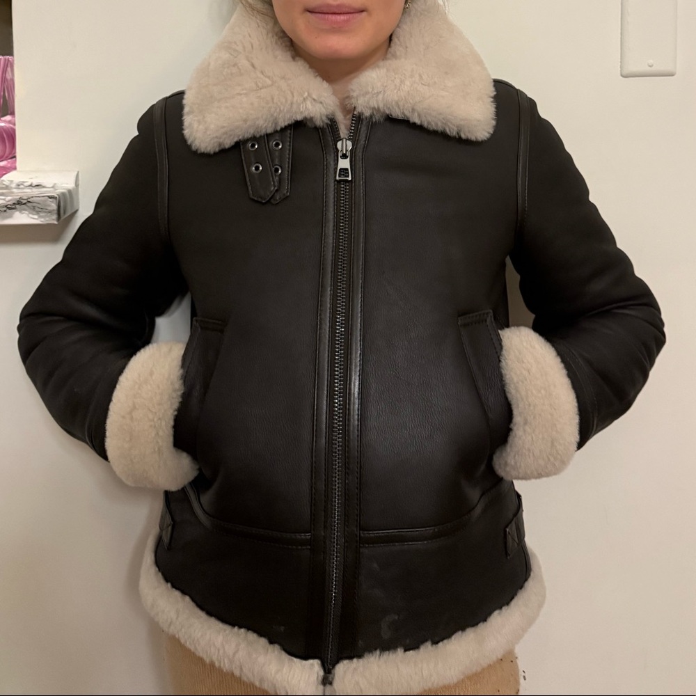 Smart range london shearling jacket